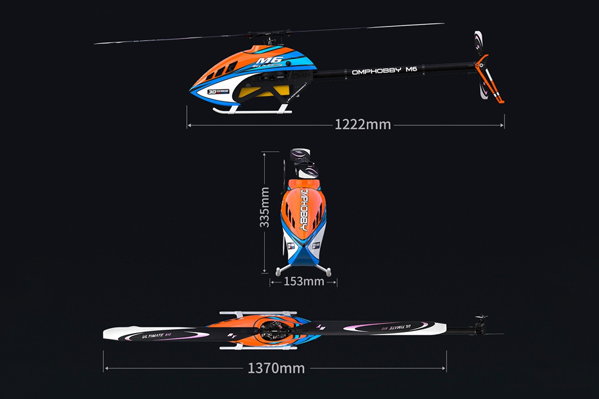 OMP M6 kit - yellow OSHM602Y